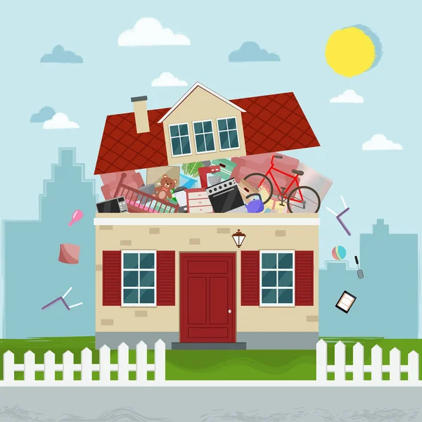 Overvol huis